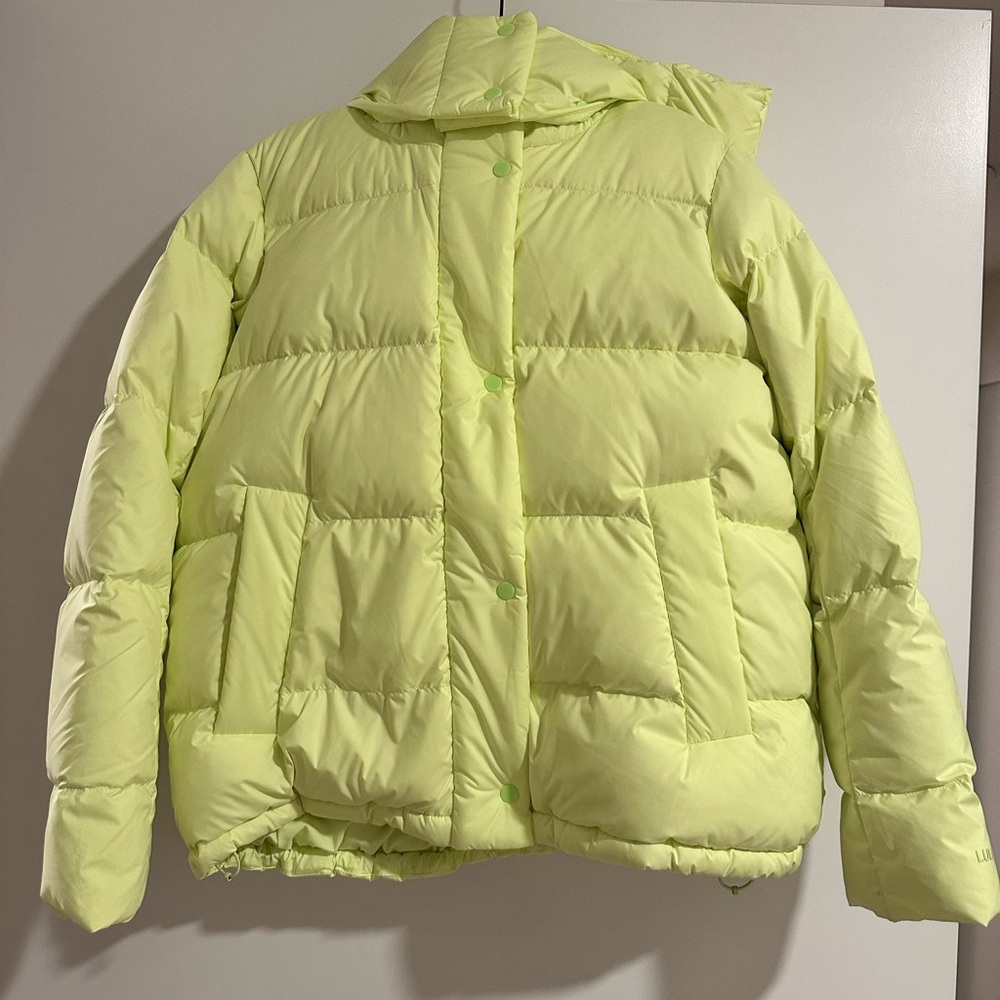 Lululemon wunder puff 600 down fill jacket faded zap